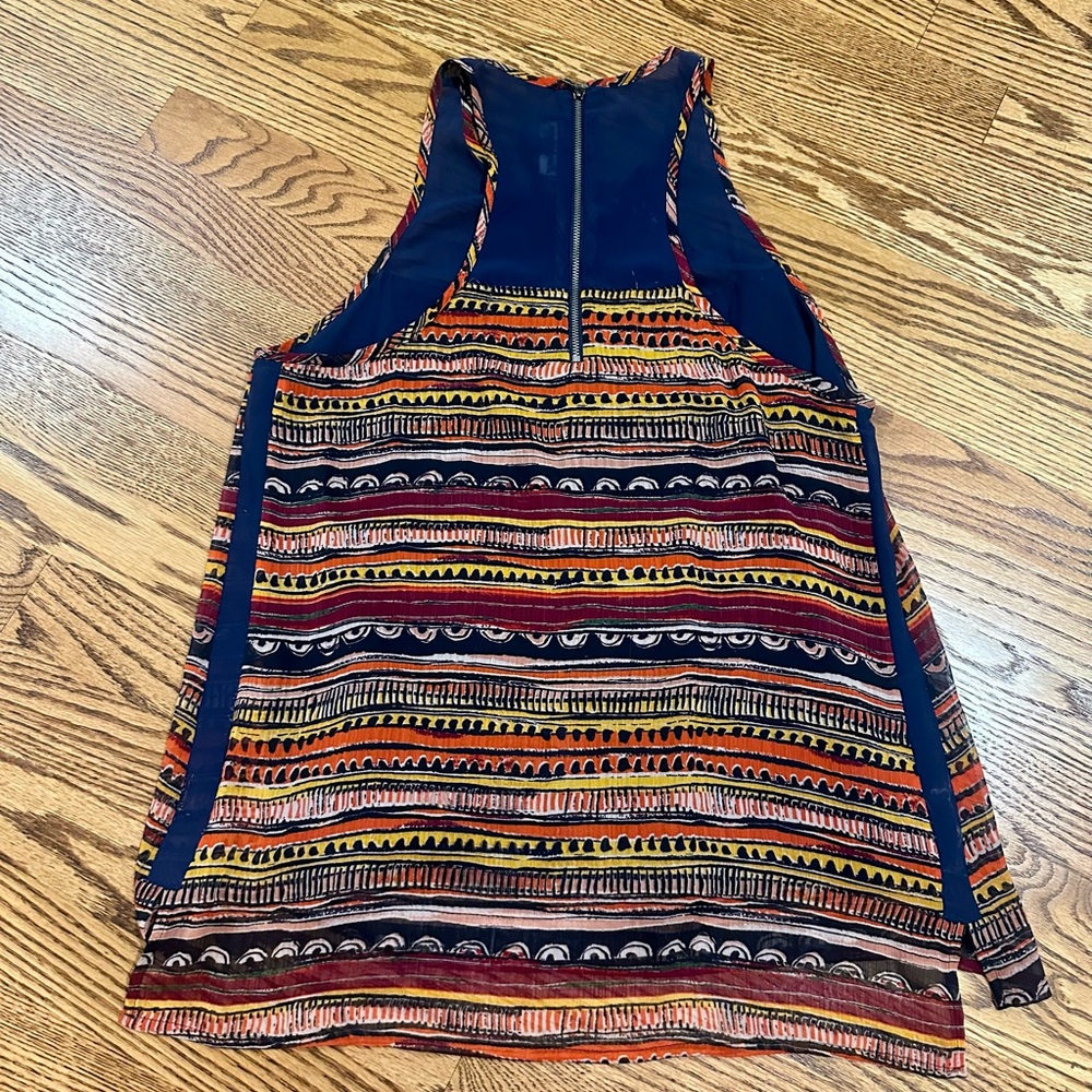 Sam Edelman Colorful Print Racerback Tank - Picture 2 of 6